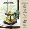 eluno: vassoio portafrutta, cestino portapane angolare a Anteprima dell’immagine prodotto 3