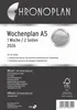 The image shows the cover of a CHRONOPLAN weekly planner for 2026. Produktbild-Vorschau