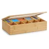 Zeller Teebox hellbraun 36,0 x 9,0 cm Produktbild-Vorschau 2
