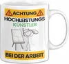 Künstler Tasse Geschenk Lustiger Spruch Geschenkidee für Produktbild-Vorschau 1