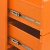 Close-up of the drawers of an orange cabinet. Anteprima dell’immagine prodotto