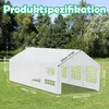 UISEBRT 4x8m Premium Party Tent Pavilion with side parts, Voir les images du produit 8