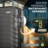 tillvex® Reisekoffer Set 3-TLG. + Gepäckwaage, 6X Produktbild-Vorschau 4
