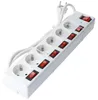 Goobay 6-Way Surge-Protected Power Strip with Switch, 1.5 m Anteprima dell’immagine prodotto 11