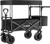 FlinQ Bollerwagen mit Dach bis 130 kg – faltbar – Produktbild-Vorschau 1