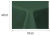 Tischdecke rechteckig 130x220 cm dunkelgrün Leinenoptik Produktbild-Vorschau 4