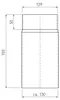Raik Rauchrohr / Ofenrohr Emaille 130mm - 150mm Schwarz Produktbild-Vorschau 4