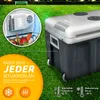 tillvex Kühlbox elektrisch 40L Grau mit Rollen | Produktbild-Vorschau 2