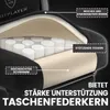 A cutaway view of a gaming chair showing its internal structure and materials. Produktbild-Vorschau