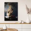 MuchoWow® - Plátno - Búrka na Galilejskom mori - Rembrandt Náhľad obrázku produktu 6