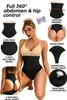 Chloe - Tvarující tanga s vysokým pasem - Black, S Náhled obrázku produktu 3