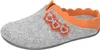 Manitu Damen Hausschuh Pantoffel colorblocking style Herz Produktbild-Vorschau 1