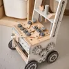 Houten loopwagentje 3-in-1, loopfiets + werkbank - 47 Productafbeelding-voorbeeld 8