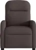 vidaXL Massagesessel Dunkelbraun Stoff Produktbild-Vorschau 3