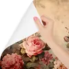 Muralo Vlies Fototapete BLUMEN Blätter Pflanzen Natur Retro Produktbild-Vorschau 3
