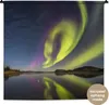 MuchoWow® Wandteppich Wandbehang Nordlichter - Schweden - Produktbild-Vorschau 1