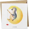 Mr. & Mrs. Panda Glückwunschkarte Pinguin Mond - Weiß - Produktbild-Vorschau 1
