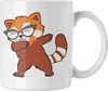 Trendation - Cooler Roter Panda Tasse Musik Kinder Produktbild-Vorschau 1
