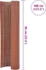 vidaXL Płot ogrodowy dwustronny 90x400 cm brązowy Podgląd zdjęcia produktu 5