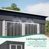 Geräteschuppen Gerätehaus Metall Gartenhaus Lagerschuppen Produktbild-Vorschau 5