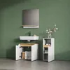Midischrank Livinity Timavo Weiß 30 x 74.5 cm mit Tür und Produktbild-Vorschau 5