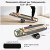 FunLife MOVE Balance Board in legno con rotelle – Attrezzo Anteprima dell’immagine prodotto 4