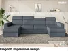 MEBLINI Schlafcouch mit Bettkasten - Ecksofa mit Produktbild-Vorschau 2