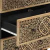 vidaXL Mobile laterale 60x33x75 cm in legno massiccio di Anteprima dell’immagine prodotto 11
