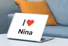 MuchoWow® Laptop Aufkleber Sticker Cover Ich liebe - Nina - Produktbild-Vorschau 4