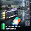 Extralink Núdzové rádio DAB/FM, solárne, dynamo, 4500 mAh, Náhľad obrázku produktu 2