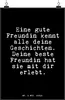 Mr. & Mrs. Panda Bild Eine gute Freundin kennt... DIN A4 - Produktbild-Vorschau 1