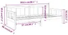 vidaXL Camí de día de madera maciza de pino, 80x200 cm Vista previa de la imagen del producto 8
