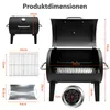 Sunjas Holzkohlegrill mit integriertem Thermometer, Produktbild-Vorschau 7