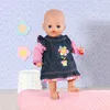 Dolly Moda Jeanskleid Puppenkleidung 28-33 cm, Puppenkleid Produktbild-Vorschau 5