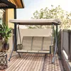 Outsunny Hollywoodschaukel mit Seitentasche, 3-Sitzer Produktbild-Vorschau 2