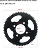 Kettenrad Ritzel Zahnrad Antriebsrad 66 Zähne 219H Kette Produktbild-Vorschau 2