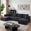 HOMCOM Modulaire U-vormige bank met slaapfunctie, 2 chaise Productafbeelding-voorbeeld 2