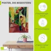 ARTland Poster Schaufenster mit gelben Bäumen. 1914 Größe: Produktbild-Vorschau 2