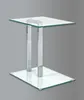 HAKU Beistelltisch chrom - Metall, Sicherheitsglas 8 mm, Produktbild-Vorschau 3