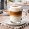 6er Set Latte Macchiato Gläser mit Henkel 230 ml klare Produktbild-Vorschau 6