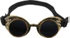 steamunk unisex nero/oro lenti Anteprima dell’immagine prodotto 1