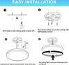 36W LED Deckenleuchte 3000K Warmweiß Deckenlampe Ø37cm Produktbild-Vorschau 5