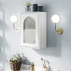 Armadietto da parete per bagno COSTWAY, armadietto per Anteprima dell’immagine prodotto 3