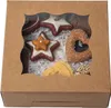 Braune Kraftpapier Geschenkboxen für Gebäck mit Produktbild-Vorschau 2