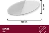 HOOZ Glasplatte – Tischplatte aus ESG-Sicherheitsglas 6 mm Produktbild-Vorschau 2