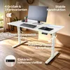 AREBOS Elektrisch höhenverstellbarer Schreibtisch 140x60 cm Produktbild-Vorschau 3