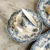 HOMLA LOURRY Tasse mit Untertasse, marineblau 0,2 l Produktbild-Vorschau 3