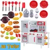 SPIELWERK® Kinder Küche mit Sound Holz Zubehör 38tlg Produktbild-Vorschau 4