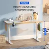 Biurko dziecięce FLEXISPOT, biurko z elektryczną regulacją Podgląd zdjęcia produktu 2