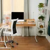 Relaxdays Káblová skrinka pre 2 zásuvkové lišty, bambus, Náhľad obrázku produktu 3